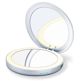 Beurer - 585.02 - BS 39 Miroir de Poche Éclairé avec Powerbank
