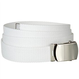 Paris Fashion Ceinture Militaire US Army - Boucle métal argent - Longueur réglable 130 cm - Largeur 3 cm - Airsoft - Paintball -
