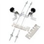 Wiltec Kit de 11 adaptateurs connecteurs pour purgeur de frein pneumatique – en Plastique – dans un Coffret pratique – Embouts p