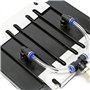 Wiltec Kit de 11 adaptateurs connecteurs pour purgeur de frein pneumatique – en Plastique – dans un Coffret pratique – Embouts p
