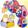 All Kids United® Tente de Jeu avec Tunnel, Piscine à balles, Tunnel pour Marcher à Quatre Pattes & Plus (sans balles) XXL Terrai