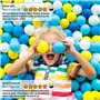 All Kids United® Tente de Jeu avec Tunnel, Piscine à balles, Tunnel pour Marcher à Quatre Pattes & Plus (sans balles) XXL Terrai