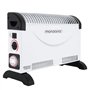 MONZANA® Convecteur électrique 2000W chauffage d'appoint minuteur 24h 3 niveaux de chauffage thermostat radiateur électrique mob