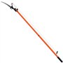 Deuba® Scie télescopique 2en1 Hauteur de Travail Max. 4m Corde tirage sécateur Coupe-Branches Arbre scie à élaguer Jardinage Out