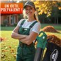 GARDEBRUK® Aspirateur souffleur broyeur électrique 3en1 3000W bandoulière 270 km/h roulettes bac 45L souffleur de Feuilles aspir
