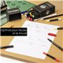 OfficeTree 50 x Feuilles Transparente pour Rétroprojecteur A4 - Feuille Transparente Imprimable - Pour Présentations et Dossiers