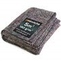 Hinrichs Couverture Protection 1 m x 5 m = 5 m² - Couverture Demenagement 180g par m2 d’Epaisseur avec Revêtement Antidérapant P