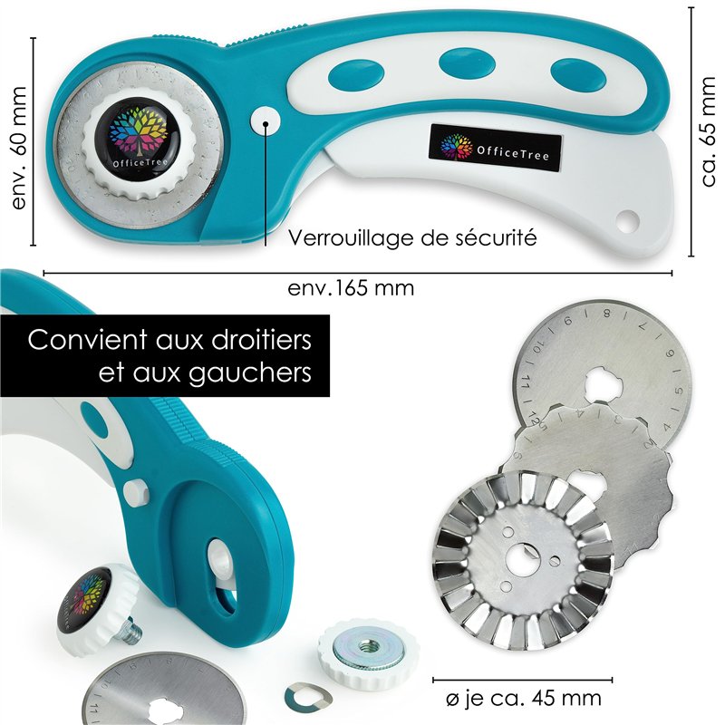 Image secondaire de OfficeTree Cutter Rotatif Couture 45mm