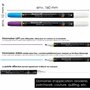 OfficeTree 2x Stylo Couture Tissu Effacable - Auto-extinguible et Hydrosoluble - Feutre Couture Effacable - Stylo Broderie pour 