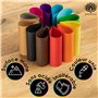 OfficeTree 104 Papier Coloré - pour Bricoler et Construire - 130 g/m² - 10 Feuilles Couleurs A4 plus Feuilles d'or et d'argent