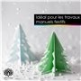 OfficeTree 104 Papier Coloré - pour Bricoler et Construire - 130 g/m² - 10 Feuilles Couleurs A4 plus Feuilles d'or et d'argent