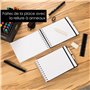OfficeTree Cahier de Dessin A5-96 Pages 200g Papier Blanc - Format Paysage - Carnet de Croquis A5 Spirale - Sketchbook A5 - Carn