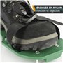Hinrichs Chape Chaussures - Aerateur Pelouse - 2x Chaussure a Clou Ragreage avec Semelles et Pointes de 25 mm - Chaussure Gazon 