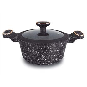Rukauf hQ premium marmite faitout avec revêtement en céramique de 10 l-diamètre : 32 cm couleur kazan/kasan : noir