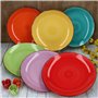 Ensemble d'assiettes 6 pièces Uni coloré I assiette à dîner I assiette menu I assiette de service ronde I accessoires de table I