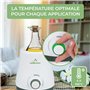 chauffage en continu de 0 à