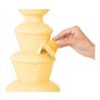 Royal Catering RCCF-65W4 Fontaine a Chocolat Professionnelle Électrique Fondue au Chocolat (6 kg, 250 W, Température 0–110 °C, 5