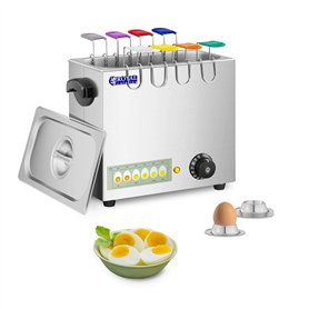 Royal Catering Cuiseur à oeufs cuit-œufs électrique coquetier professionnel RCEB-8T (2 600 watts