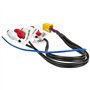 tomzz Audio 7500-010 Adaptateur Line-Out Compatible avec Becker Blaupunkt Grundig Mini-ISO Jaune 6 pôles 4 canaux