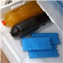 VonBueren Pain de Glace pour Sac Isotherme | Lot de 4 | jusqu'à 12 Heures de Temps de Refroidissement | 7.5 x 16.5 x 2 cm | Plas