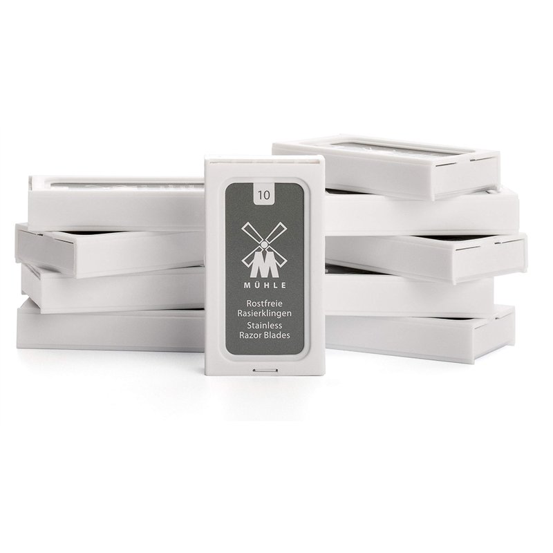 Mühle - Pack de 10 lames à raser de MÜHLE pour rasoirs traditionnels de sécurité