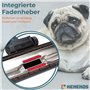 Kenekos Brosse combinée avec 2 roulettes pour aspirateur 35/32 mm AEG Siemens Miele UVM Plaque de sol en aluminium