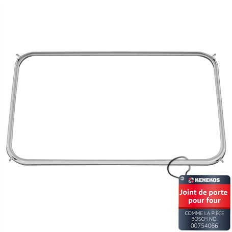 Kenekos - joint de porte tout autour avec 4 crochets adapté pour four Bosch 00754066/754066