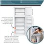 Kenekos - Kit de montage de porte UNIVERSEL adapté à LIEBHERR 9086322 Miele 1878720 1878730 Smeg 015730361 Réfrigérateur encastr