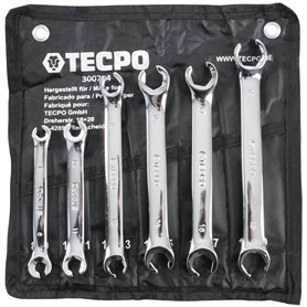 TECPO Câble de frein Clé à anneau ouvert 8-19 mm