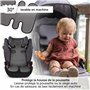 Zamboo Assise Universelle Poussette Été, Également Coussin Siege Auto et Cosy Respirant, Réduit Transpiration, Rafraîchit Bébé, 