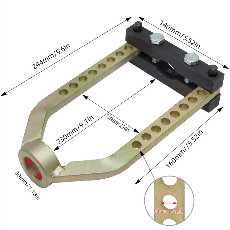 Image secondaire de CCLIFE Extracteur de l'arbre d'entraînement, Extracteur de joint homocinétique