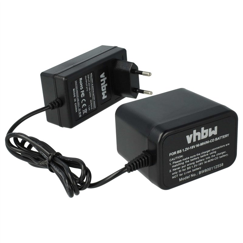 vhbw Chargeur Compatible avec Bosch 2 607 335 268, 2 607 335 272, 2 607 335 273, 2607335274, 2 607 335 274 Batteries d'outils