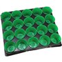 com-four® 40x Pots de Culture avec Plateaux pour Plantes - Jardinière - Plateau à graines pour Plantes en Croissance - Kit de Cu