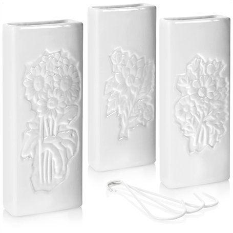 COM-FOUR® 3x humidificateur d'air en céramique - évaporateur de radiateur pour humidifier l'air ambiant - évaporateur d'eau - év