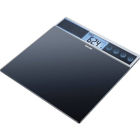 Beurer GS 39 Pèse-personne en verre avec fonction vocale