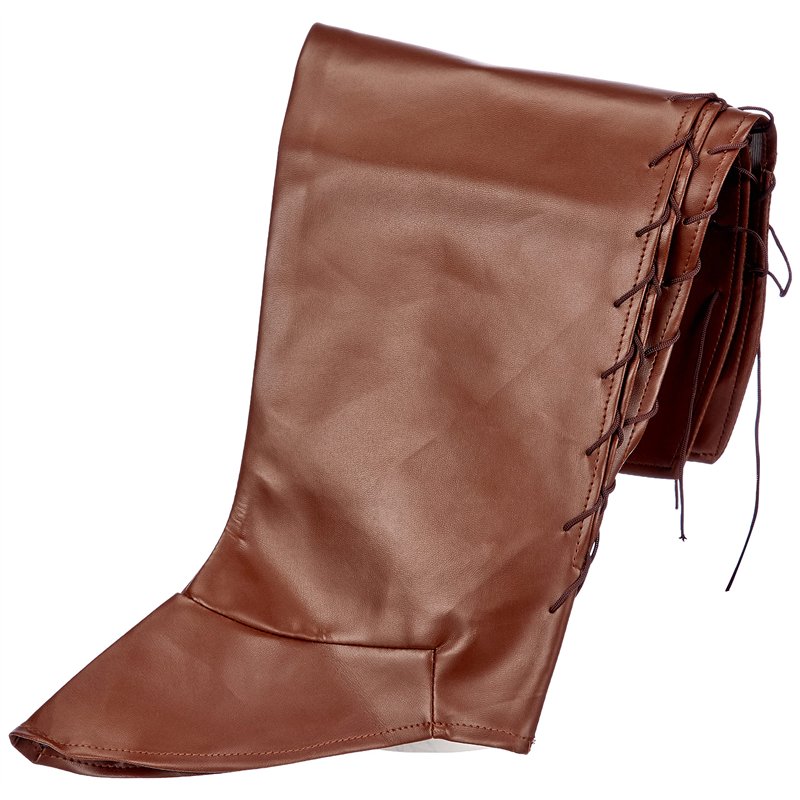 Boland 81993 - Bottes Walker, marron, Accessoire pour costume de pirate, pirate des mers, mousquetaire ou médiéval, Accessoire p