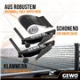 GEWO CS Clip Filet de ping-Pong Unisexe-Adulte, Noir, ITTF-Standard