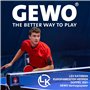 GEWO CS Clip Filet de ping-Pong Unisexe-Adulte, Noir, ITTF-Standard