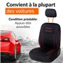 upgrade4cars Housse de Siege Voiture Universelle Noir Rouge | Ensemble de Housses Siège Auto Universel | Couvre Sieges pour Avan