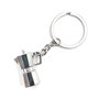 H-Customs Porte-clés avec pendentif en argent pour cafetière à expresso