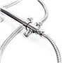 WilTec Système Douche Effet Pluie Pommeau de Douche Carré Robinetterie Douchette Incluse Acier Inoxydable Colonne Accessoire de 