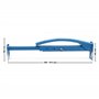 WilTec Pince de Pose de Dalle Levage Transport Porte-Pierres Dalles Briques Extensible Réglable 425-700 mm