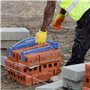 WilTec Pince de Pose de Dalle Levage Transport Porte-Pierres Dalles Briques Extensible Réglable 425-700 mm