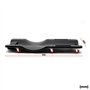 WilTec Chariot de Visite Mécanicien 90 x 40 x 14 cm Noir 90kg Appui-tête Range-Outils Planche à roulettes pivotantes Siège d’Ate
