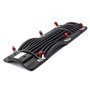 WilTec Chariot de Visite Mécanicien 90 x 40 x 14 cm Noir 90kg Appui-tête Range-Outils Planche à roulettes pivotantes Siège d’Ate