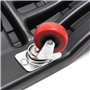 WilTec Chariot de Visite Mécanicien 90 x 40 x 14 cm Noir 90kg Appui-tête Range-Outils Planche à roulettes pivotantes Siège d’Ate