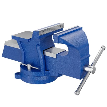 WilTec Étau d’atelier Heavy Duty 125 mm Mâchoire de serrage & Enclume pour Contrainte importante Établi