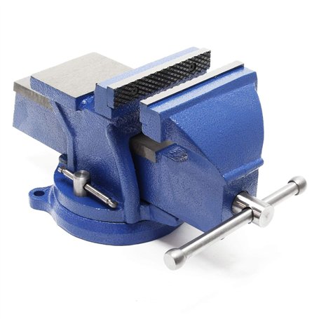 WilTec Étau d’Atelier Heavy Duty Mâchoire de Serrage 150 mm & Enclume pour Contrainte Importante Établi