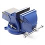 WilTec Étau d’Atelier Heavy Duty Mâchoire de Serrage 150 mm & Enclume pour Contrainte Importante Établi