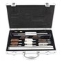WilTec Kit de Nettoyage Arme et Pistolet 100 pcs. Mallette de Transport Entretien Arme à feu Brosses